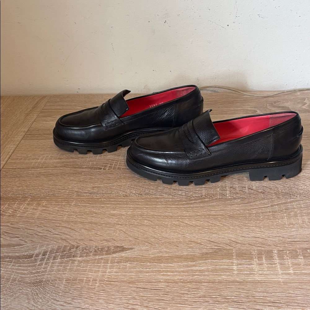Pas de Rouge Marta Soft Calf Nero Loafer NWT - Picture 7 of 16